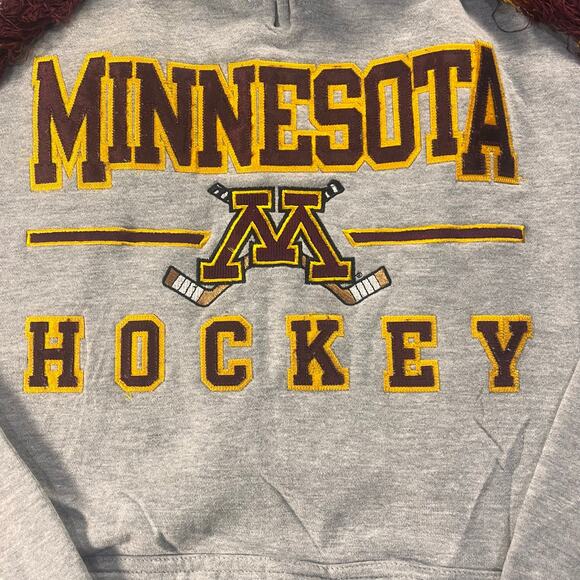 Signature Concepts Minnesota Gophers Hockey Hoodie XL Grey MN Golden Gophers - Picture 2 of 6